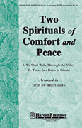 Two Spirituals of Comfort and Peace SATB choral sheet music cover
